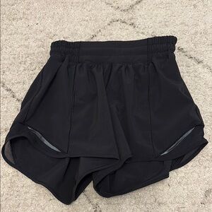 Women's Black Lululemon shorts